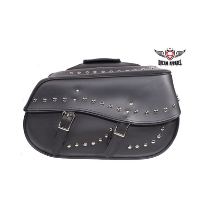 PVC Saddlebag With Studs 4068