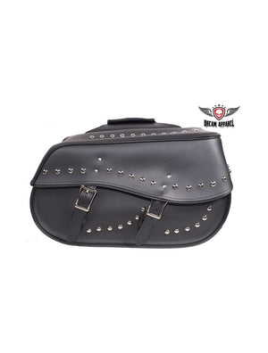 PVC Saddlebag With Studs 4068: Dimensions - 18