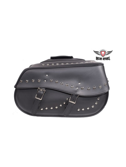 PVC Saddlebag With Studs 4068: Dimensions - 18