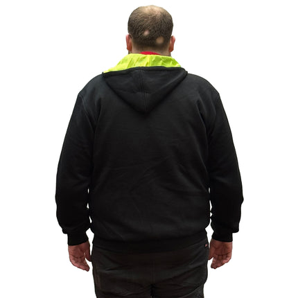 Men's Mantis Armored Zip Up Hi-Vis  Hoodie