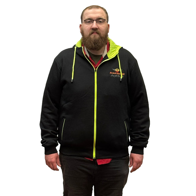 Men's Mantis Armored Zip Up Hi-Vis  Hoodie
