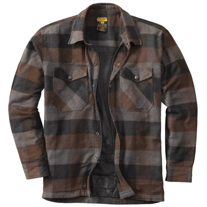 Covert Moto Flannel: The Scorpion EXO Covert Flannel was designed from the very beginning to protect from abrasion and impact