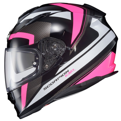 Scorpion EXO Ryzer Evolution Graphic: What makes this helmet stand out is that it’s one of the few helmets in the market that