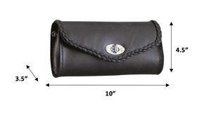 Windshield Bag With Braid Black: DESCRIPTION

Style # 2803