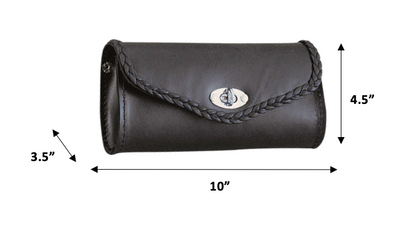 Windshield Bag With Braid Black: DESCRIPTION

Style # 2803