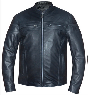 Men's Clash Goatskin Jacket: Men's Clash Goatskin Jacket