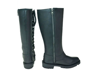 Ladies Tall Lux Boot: DescriptionThese motorcycle leather boots are crafted for the discerning rider who demands both style a