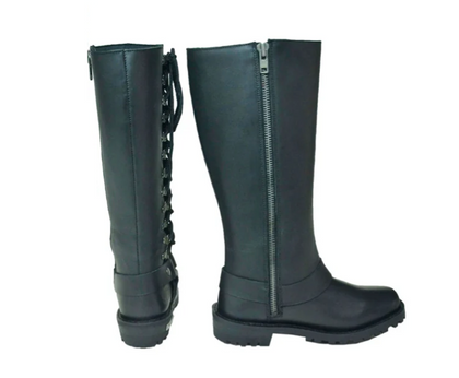 Ladies Tall Lux Boot: DescriptionThese motorcycle leather boots are crafted for the discerning rider who demands both style a