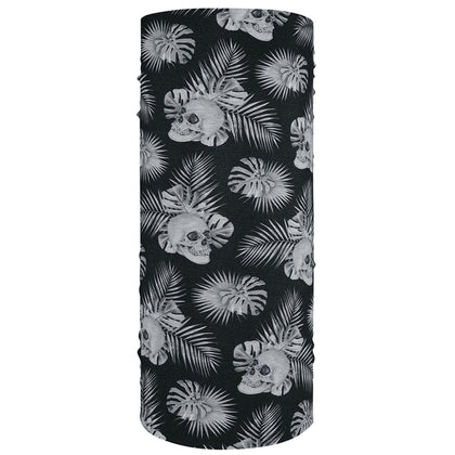 Motley Tube Black & White Skul: Made from breathable, moisture wicking polyester, the ZANheadgear Motley Tube is comfortable 