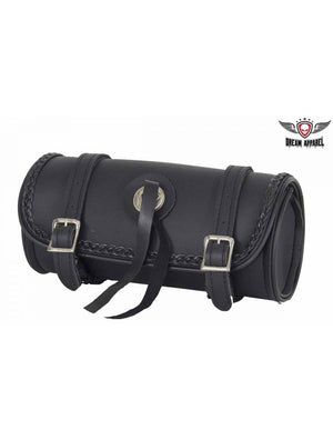Leather Toolbag With Concho 10"