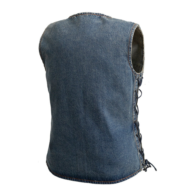 Ladies Tiff Blue Denim Vest