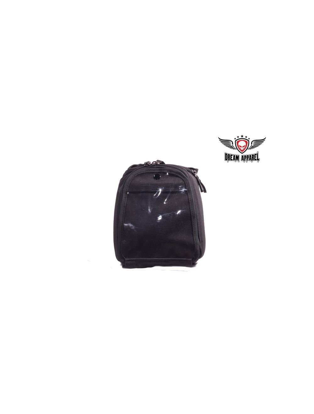 Textile Magnetic MC Tank Bag Black: Beautiful Black Textile Magnetic Motorcycle Tank Bag
Dimensions: 9