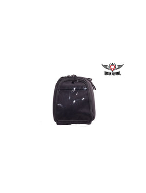 Textile Magnetic MC Tank Bag Black: Beautiful Black Textile Magnetic Motorcycle Tank Bag
Dimensions: 9