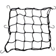 Motorcycle Cargo Net: A cargo net that is 15" x 15" with 6 hooks