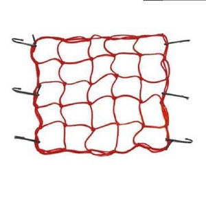 Motorcycle Cargo Net: A cargo net that is 15" x 15" with 6 hooks