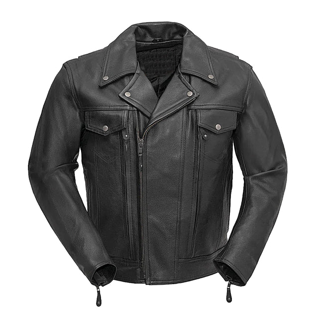 Tall Mastermind Jacket: The Mastermind combines the look of a more classic motorcycle style jacket with the pockets and featu