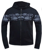 Men's Reflective Skull Hoodie: Men's Reflective Skull Hoodie