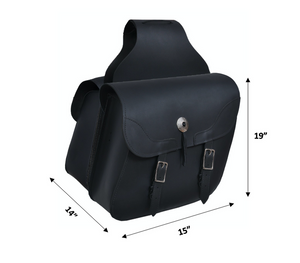 Saddle Bag With Concho Black: DESCRIPTION

Style # 9571