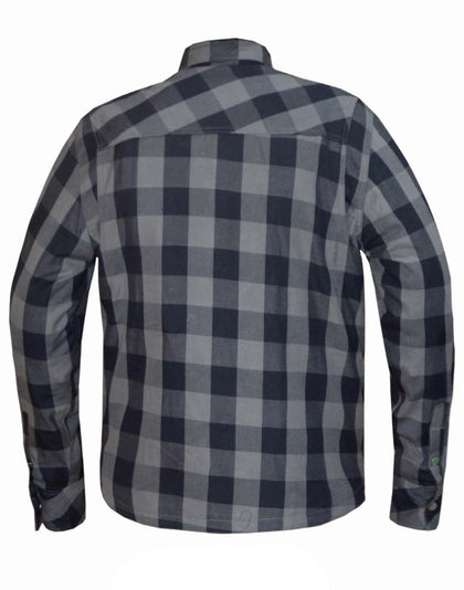 Men's Riding Flannel: Mens Black and Gray Flannel Shirt 
2 exterior chest pockets
2 exterior hand warmer pockets
2 interior c