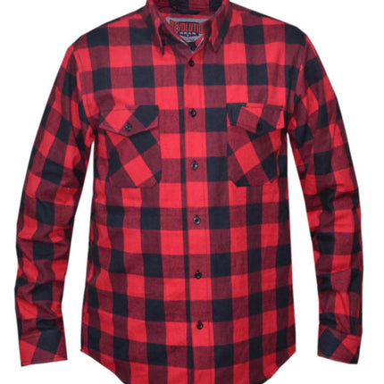 Men's Flannel Red / Black