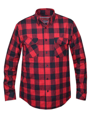 Men's Flannel Red / Black: Men's Flannel Red / Black