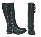 Ladies Tall Lux Boot: DescriptionThese motorcycle leather boots are crafted for the discerning rider who demands both style a