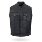 USA Made Chaos Vest: • Made in the USA• Made from Premium Naked Cowhide Leather• Fully Lined• Full Zipper & Snap Front • 