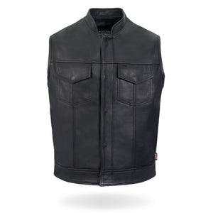 USA Made Chaos Vest: • Made in the USA• Made from Premium Naked Cowhide Leather• Fully Lined• Full Zipper &amp; Snap Front • 