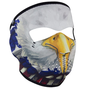 Neoprene Full Face Eagle: The ZANheadgear® Neoprene Face Mask features full coverage of the face and ears with stretchy, warm