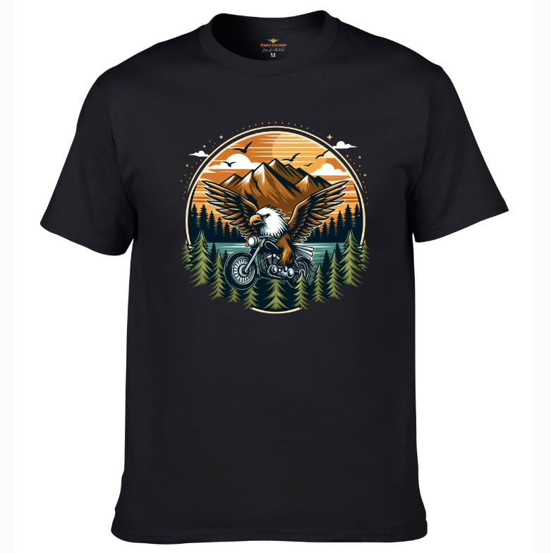 Wheelie Eagle Shirt: Embrace the vibes of the Pacific Northwest with our Wheelie Eagle Shirt