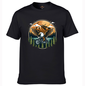 Wheelie Eagle Shirt: Embrace the vibes of the Pacific Northwest with our Wheelie Eagle Shirt