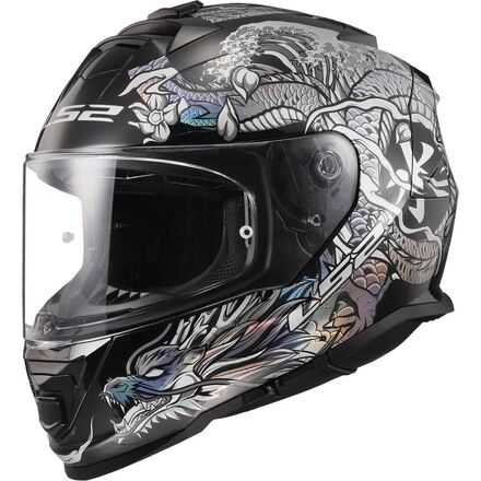 Assault Warrior Krome Full Face Helmet: LS2 assaults the competition with a class-leading full-face motorcycle helmet