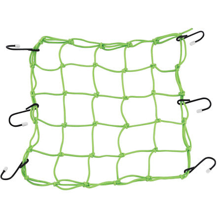 Motorcycle Cargo Net: A cargo net that is 15" x 15" with 6 hooks