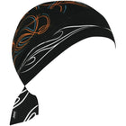 Pinstripe Flame: ZANHeadgear has taken the traditional cotton Flydanna headwrap and created the new SportFlex Flydanna, featu