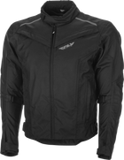FLY Launch Jacket: High abrasion fabric in critical wear areas
Arm volume adjusters secure armor and provide optimum fit
Hook