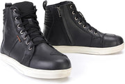 Men's Stance Riding Shoe: Milwaukee Leather MBM9114 Men's Black Waterproof Leather Street Riding Shoes with Shift Protection 