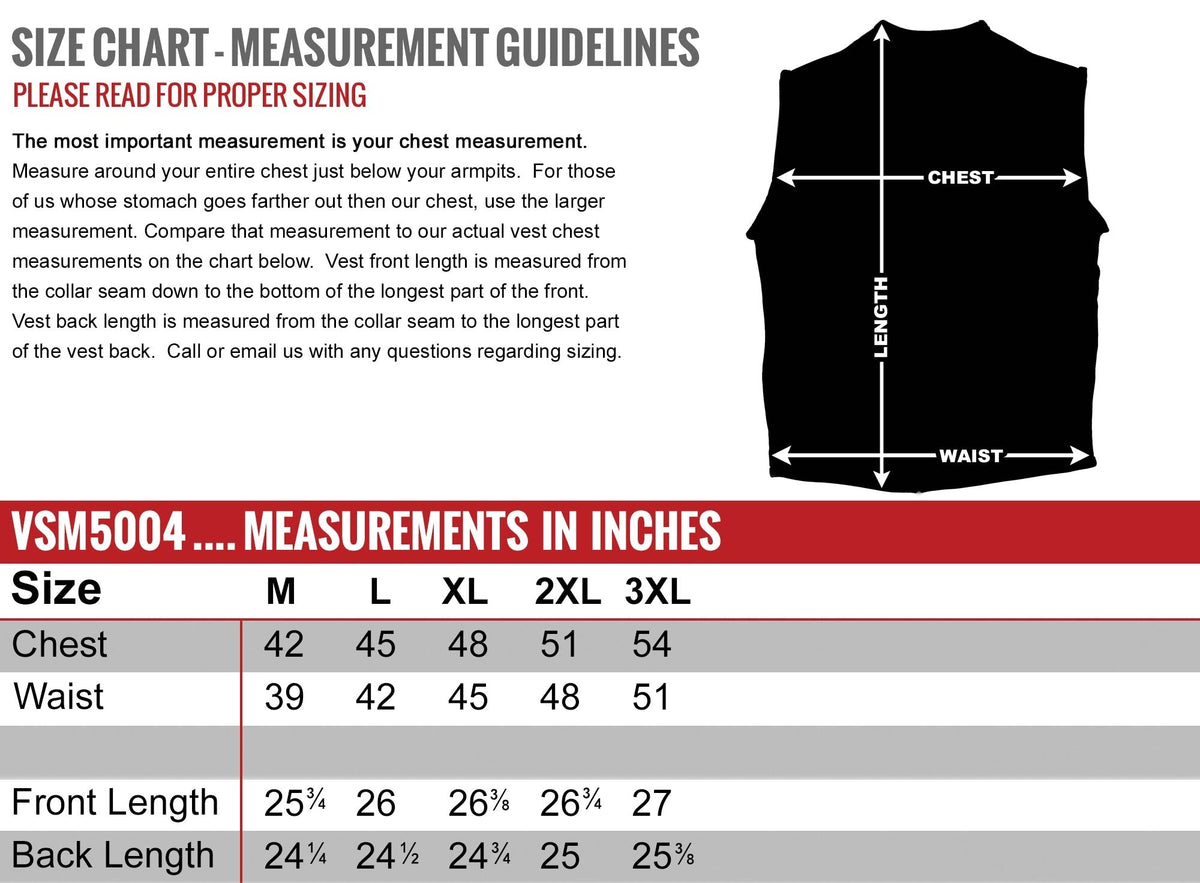 USA Made Chaos Vest: • Made in the USA• Made from Premium Naked Cowhide Leather• Fully Lined• Full Zipper &amp; Snap Front • 