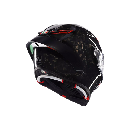 AGV Pista GP RR Italia Carbonio Forgiato Helmet rear three-quarter view of spoiler