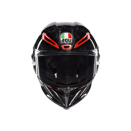 AGV Pista GP RR Italia Carbonio Forgiato Helmet front view with clear shield