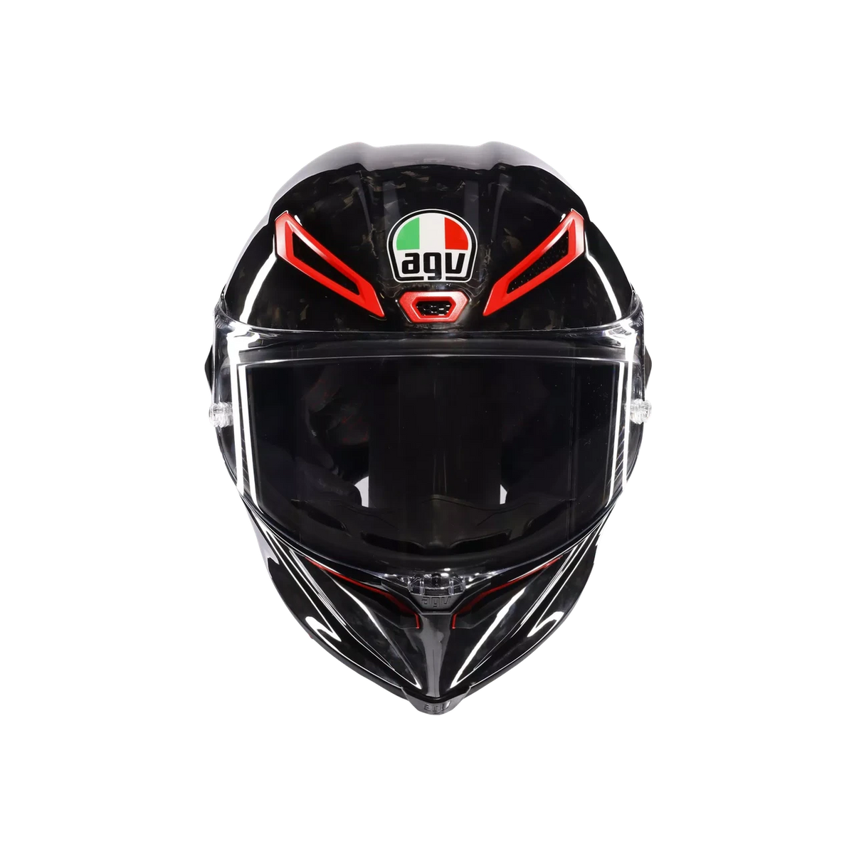 AGV Pista GP RR Italia Carbonio Forgiato Helmet front view with clear shield