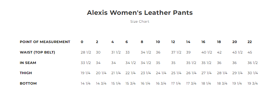 Eagle Alexis Ladies Pant: Alexis - Women's Motorcycle Leather Pants
Features:

1