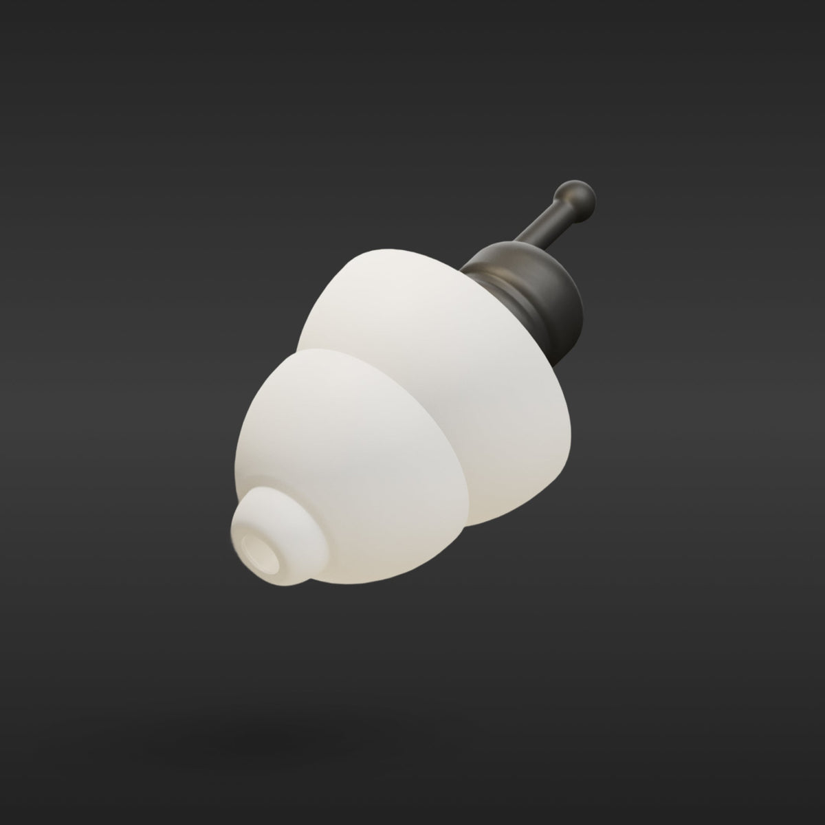 Alpine MotoSafe Tour 2026 earplug angled studio view