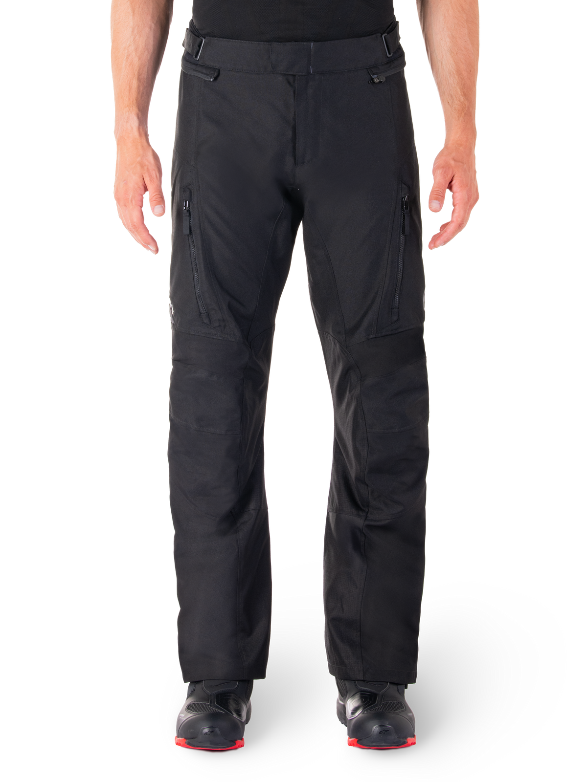 Alpinestars ST-1 Waterproof Pants, Black, front view