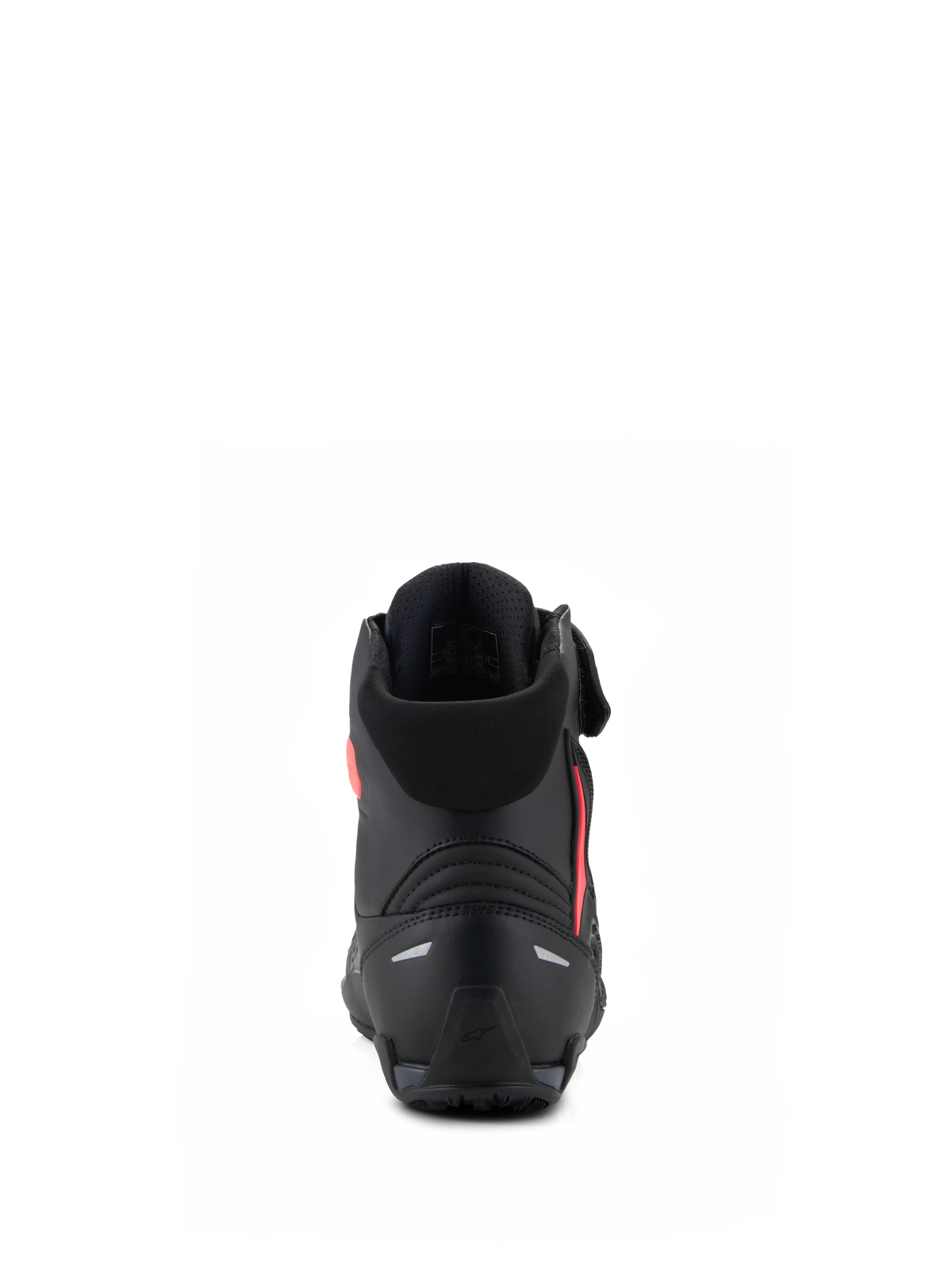 Alpinestars Stella Faster-4 Shoes, Black / Diva Pink, rear heel view