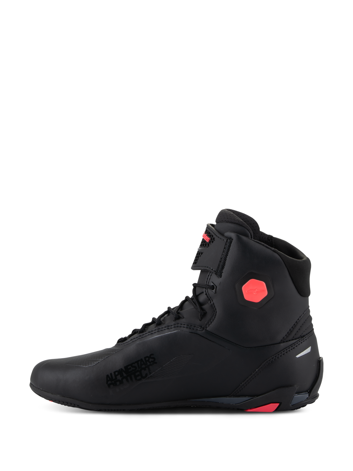 Alpinestars Stella Faster-4 Shoes, Black / Diva Pink, inner side view