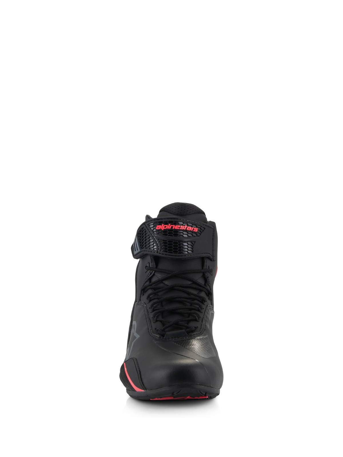 Alpinestars Stella Faster-4 Shoes, Black / Diva Pink, front view
