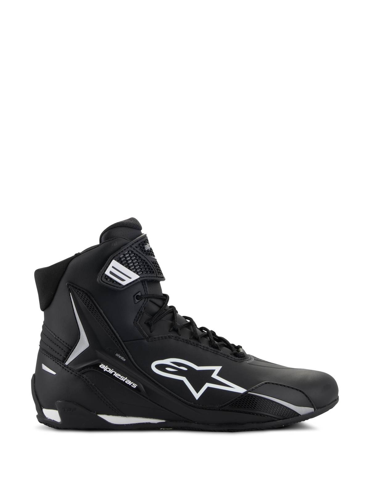 Alpinestars Stella Faster-4 Shoes, Black, outer side view