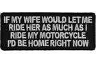 If My Wife Would Let Me Patch