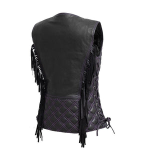 Ladies Bandita Fringe Vest: Love some leather fringe? So do we