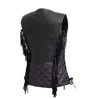 Ladies Bandita Fringe Vest: Love some leather fringe? So do we